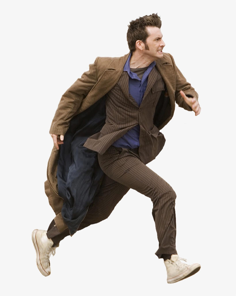 Doctor Who Mine David Tennant Ten Tenth Doctor The - David Tennant Doctor Running, transparent png #5779332