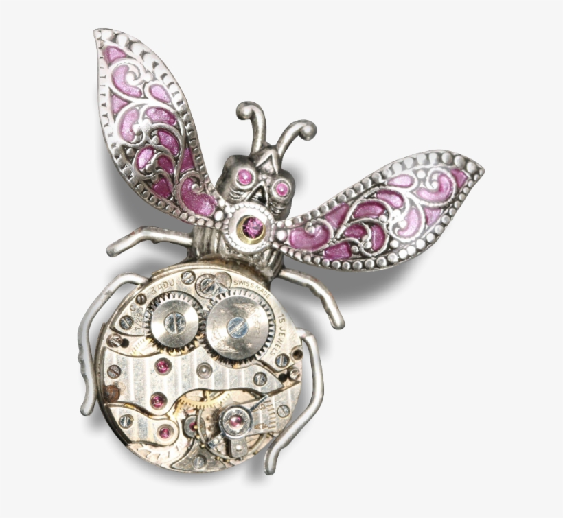 Steampunk Bug Robot Mechanical Metal Fly Insect Gears - Steampunk, transparent png #5779334