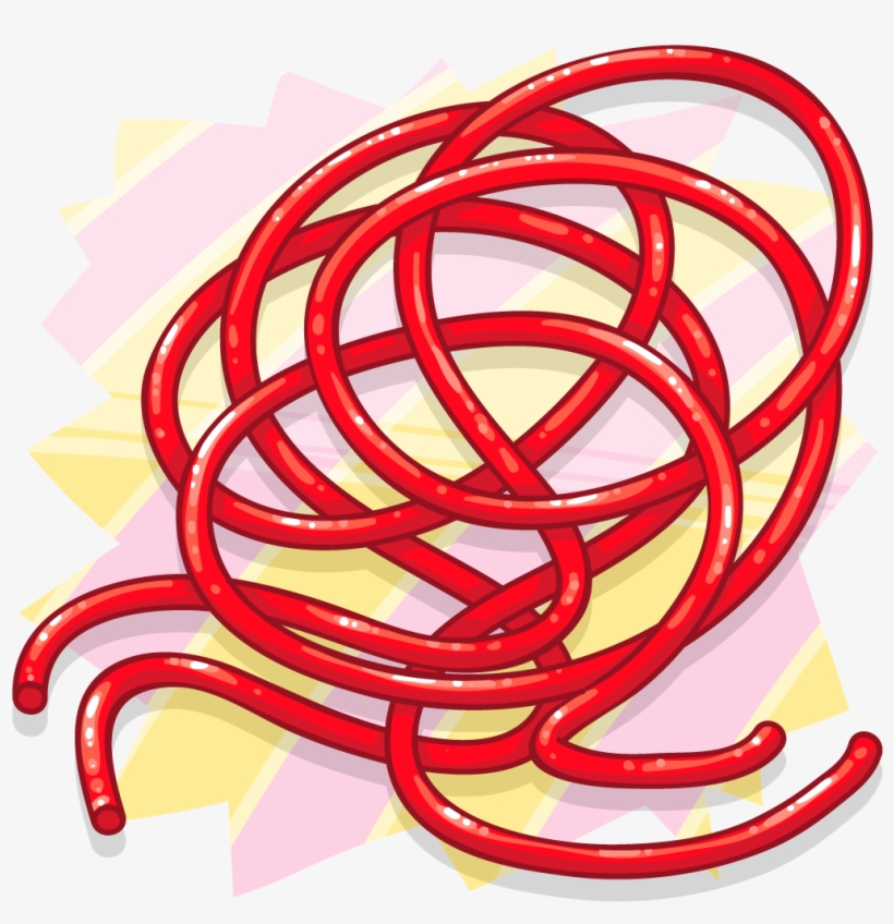Strawberry Laces - Strawberry, transparent png #5779705