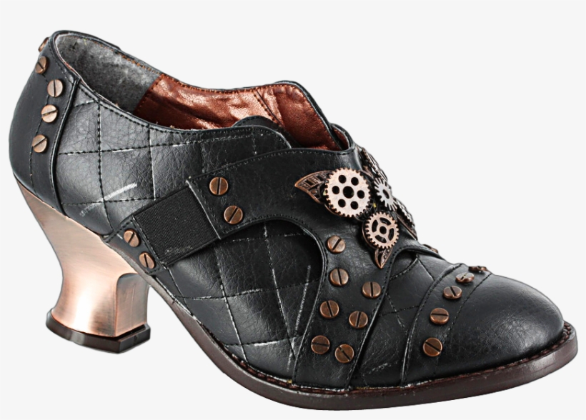 Icon - Black - Steampunk Icon Oxford Shoe, transparent png #5779764