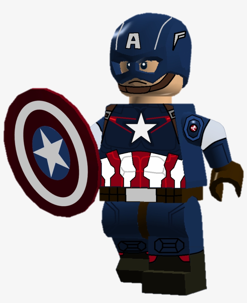 Image Captain America The - Lego Captain America Png, transparent png #5779819