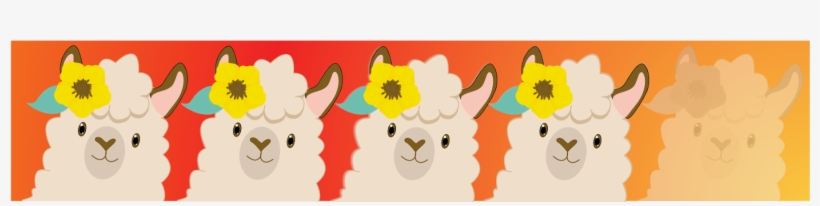 4 Out Of 5 Lovely Llamas - Cartoon, transparent png #5781223
