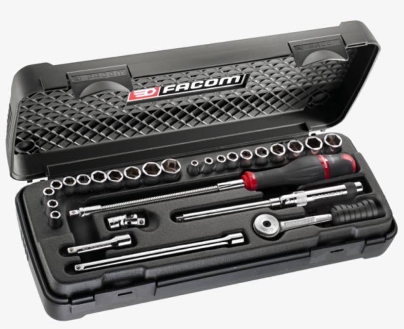 Facom 3 8 Socket Set, transparent png #5781369
