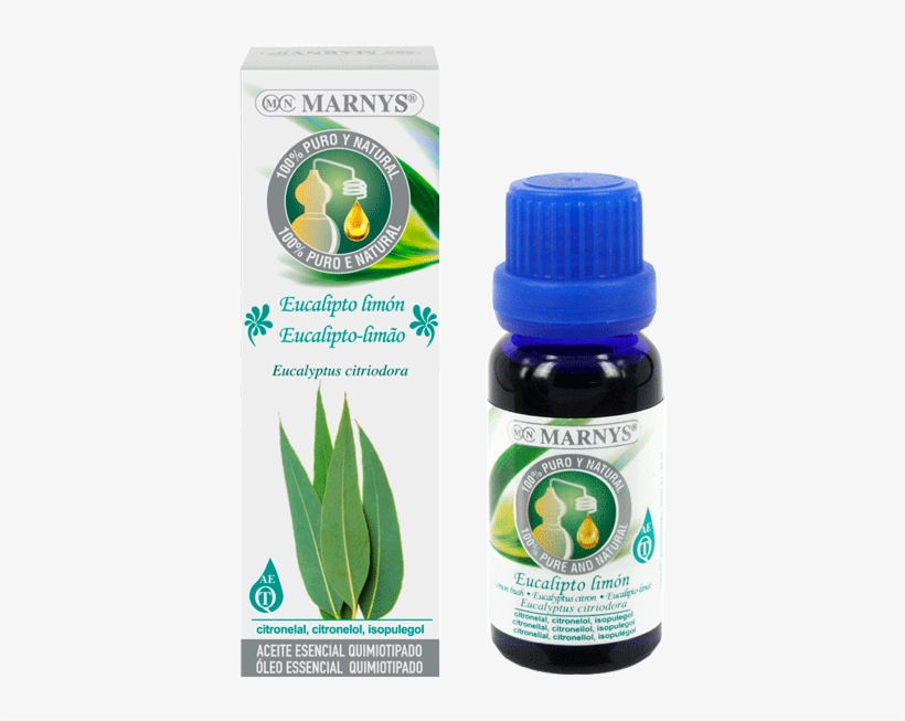 Lemon Eucalyptus Essential Oil - Aceite Esencial Romero Marnys, transparent png #5781426