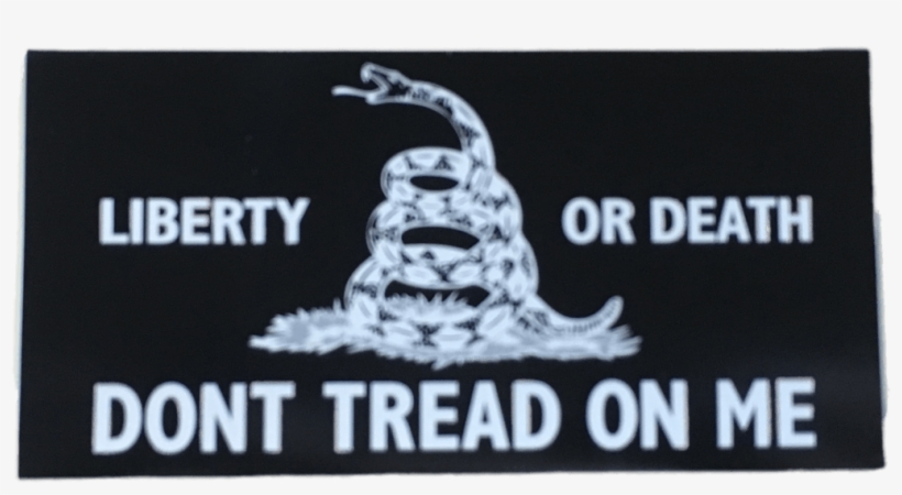 Liberty Or Death Stickerstickerthe Dixie Shop 14558758 - Dont Tread On Me Liberty, transparent png #5781714