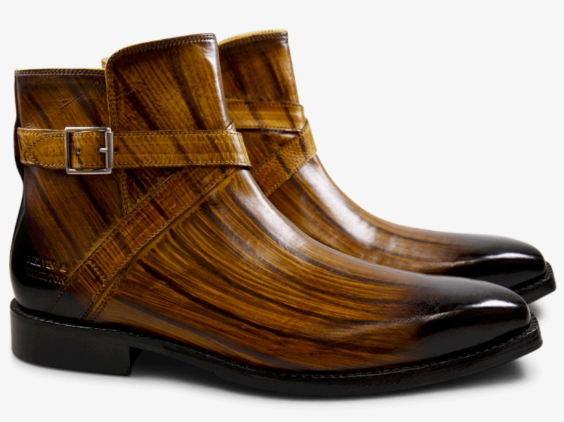 Ankle Boots Nicolas 6 Yellow Shade & Lines Brown Hrs - Melvin & Hamilton Nicolas 6, transparent png #5782715