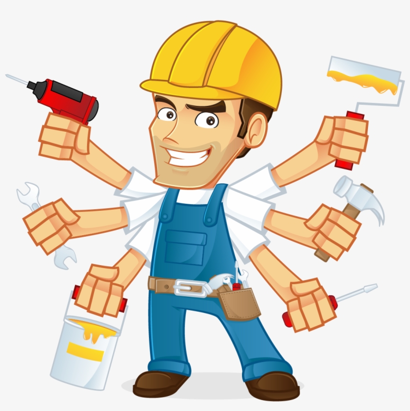 Genesis Studios Video Animation Commercials Toolman - Home Repair Cartoon Handyman, transparent png #5783474