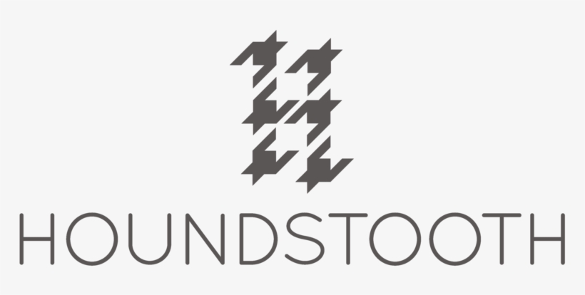 Houndstoothgreyfooter - Houndstooth Kc, transparent png #5784541