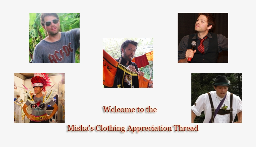 Misha's Clothing Appreciation - Misha Collins Funny, transparent png #5784583