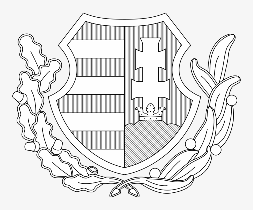 Coat Of Arms Of Hungary - Illustration, transparent png #5784888