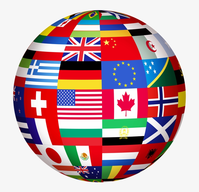 Fully Translated And Localized Surveys And Survey Tool - World Flags Globe, transparent png #5785406