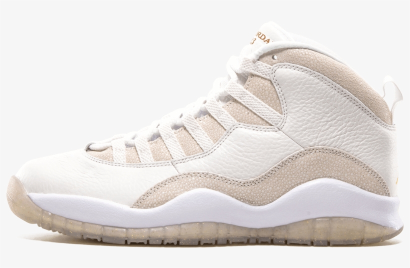 Air Jordan 10 Retro Ovo 9 Shoes Summit White / Metallic, transparent png #5785474