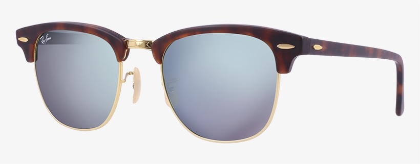 Ray-ban Rb 3016 1145 30 Clubmaster Sunglasses - Clubmaster Flash Lenses Rb 3016 114519, transparent png #5786561