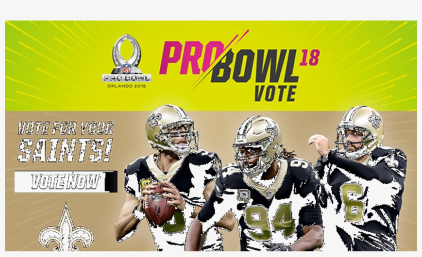 Vote Saints Players Into The Pro Bowl Until Thursday, - Pro Bowl Logo 2011, transparent png #5786686
