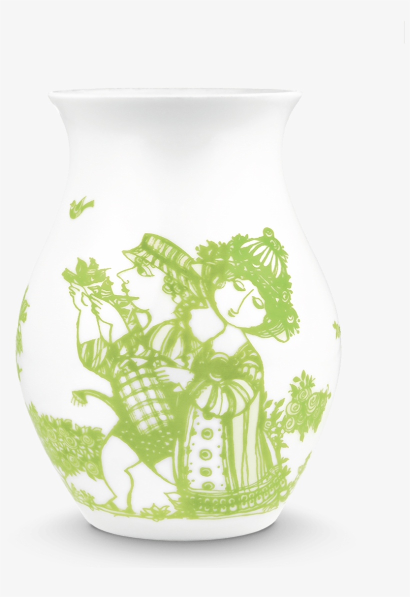 Rosegarden Vase - Bjørn Wiinblad - Vase Rosegarden, Green, transparent png #5786870