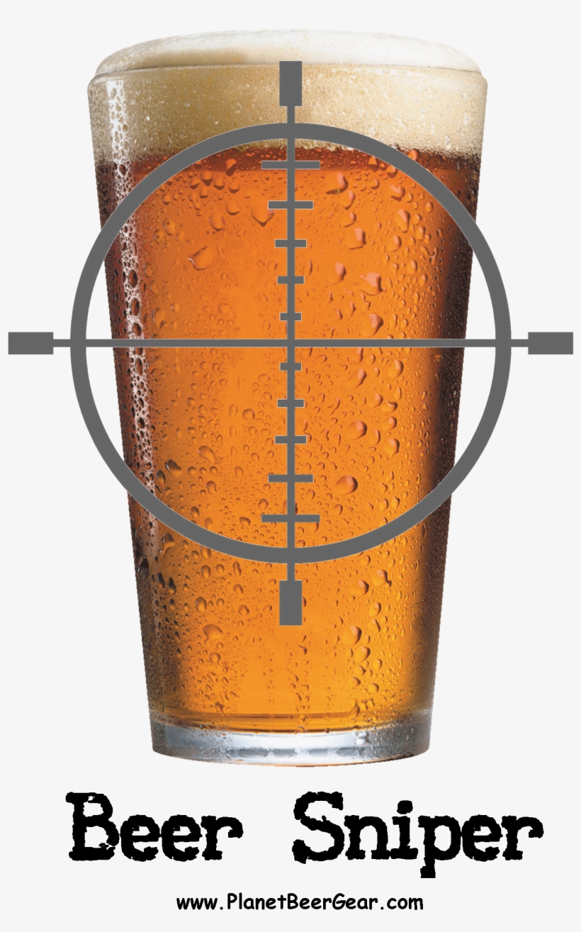 00 Target Acquired - Pint Glass Of Beer, transparent png #5787349