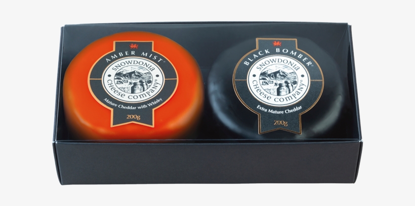 Gift Pack Black Bomber Amber Mist - Gift, transparent png #5787399