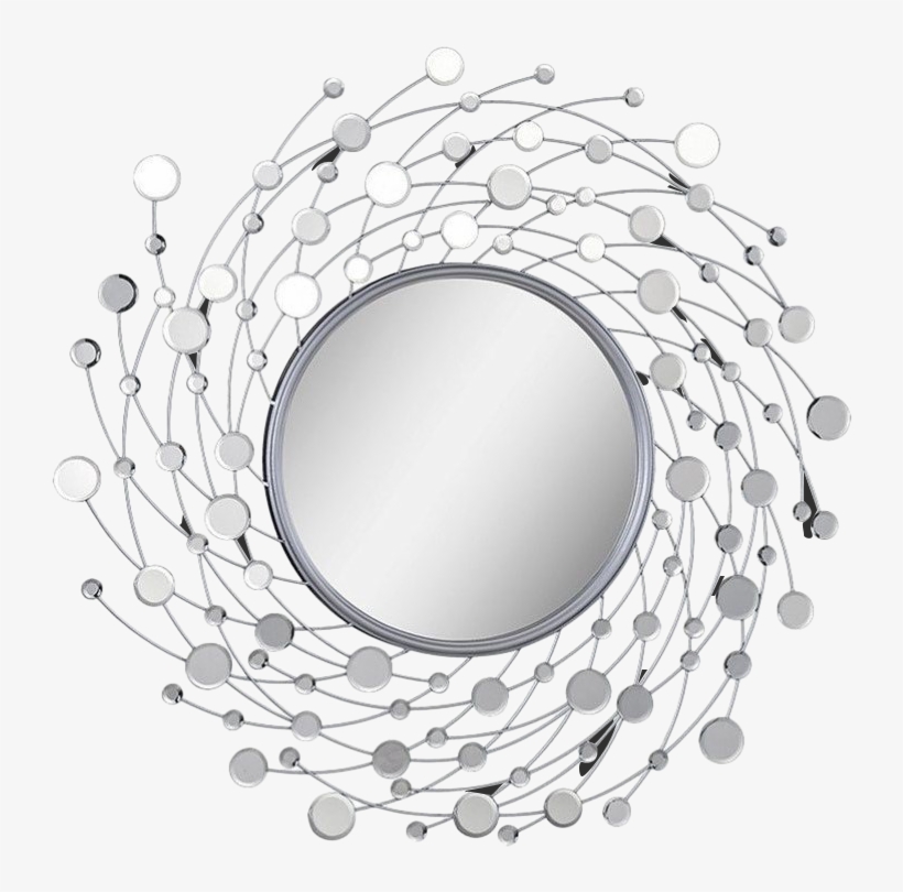 Renwil Como Mirror In Satin Nickel - Renwil Como Mirror | Mt1134, transparent png #5788087