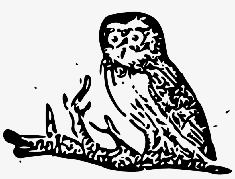 File Cherokeeprimer Owl Png Black And White Owl Svg - Illustration, transparent png #5788623