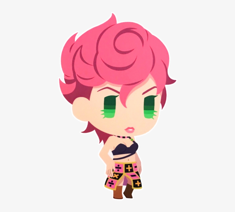 Trish Una Detail From That Christmas Event, Made A - Giorno Giovanna, transparent png #5790582