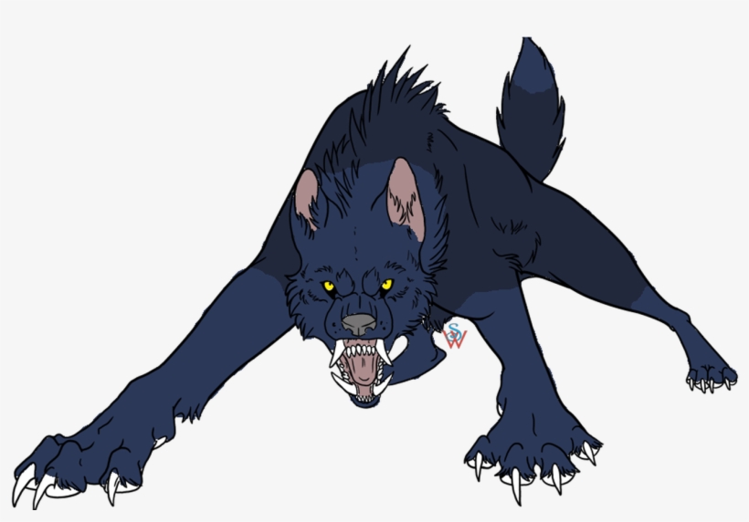 Anime Angry Wolf Drawings, - Anime Angry Wolf, transparent png #5790647