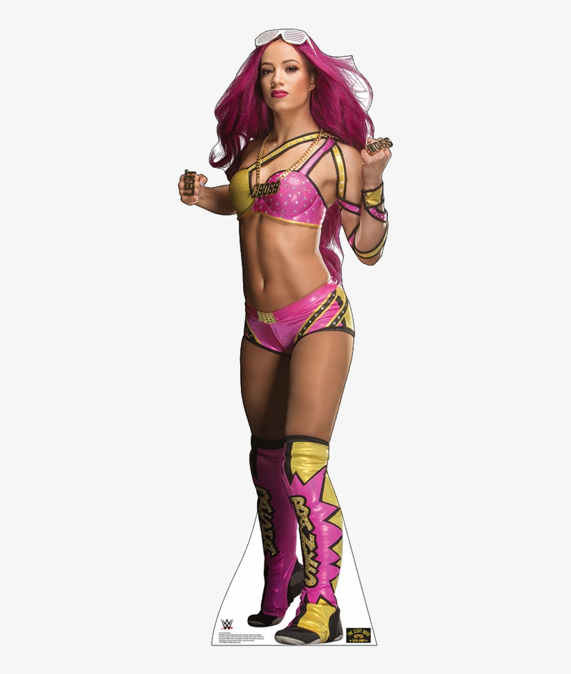Sasha Banks Pappaufsteller - Sasha Banks Cardboard Cutout, transparent png #5791397