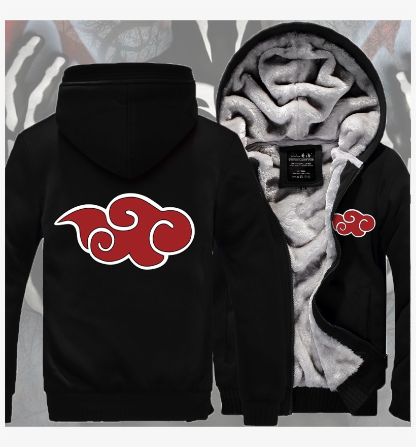 Like And Share If You Want This Naruto Akatsuki Red - Cosplay Anime Narut O Uzumaki Hoodie Thicken Unisex, transparent png #5791571