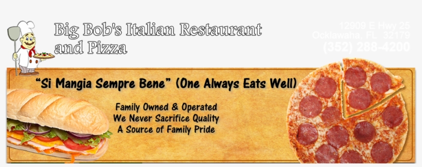 Big Bob's Restaurant And Pizza, transparent png #5792564