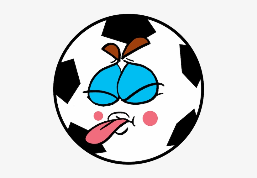 Soccer Football Emojis Express Yourself Messages Sticker - Emoji Sticker Hitam Putih, transparent png #5792658