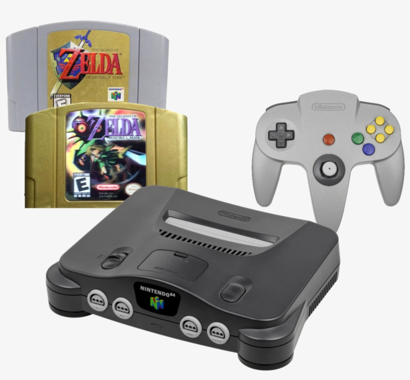 Nintendo 64 Con Mario Kart, transparent png #5792661