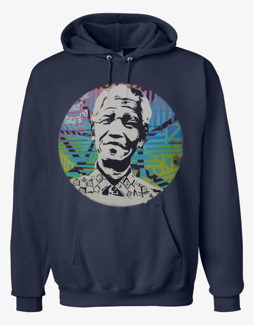 Mandela Graffiti Hoodie - Sweatshirt, transparent png #5793308
