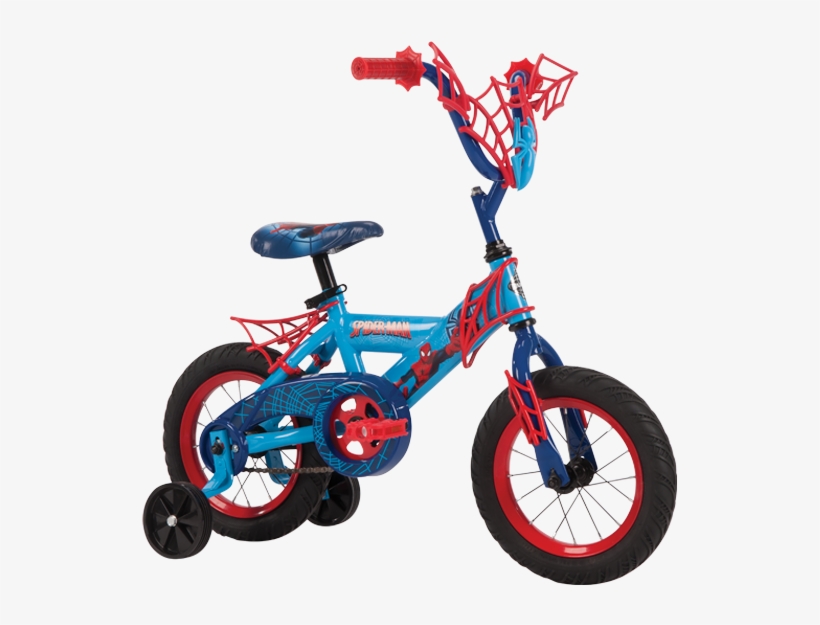 Marvel® Ultimate Spider-man® Boys' Bike - Marvel Spider-man Homecoming 12″ Blue Boys’ Bike, By, transparent png #5794005