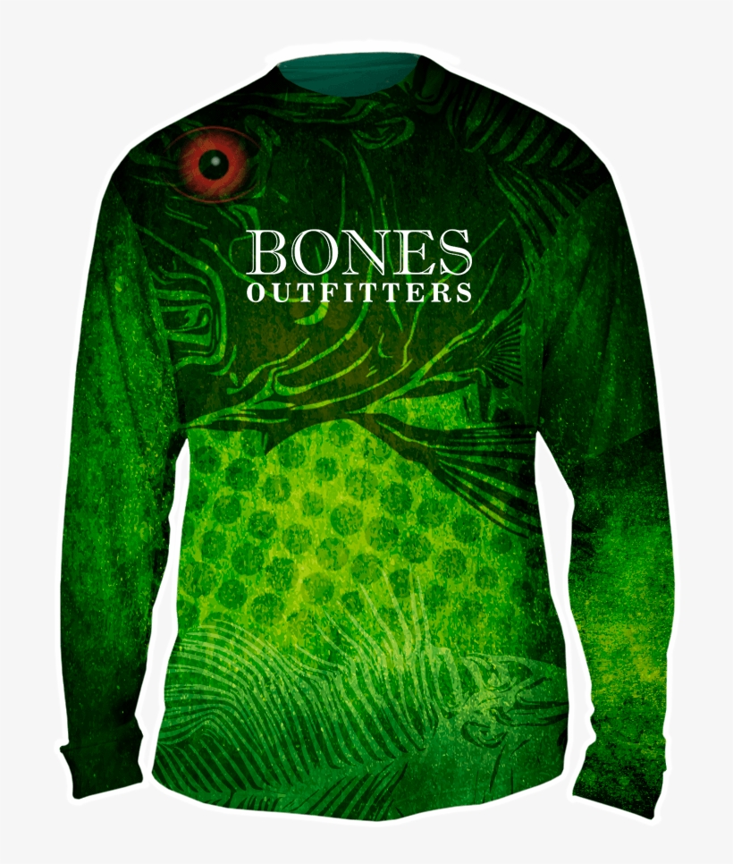 Red Eyes Largemouth Bass Long Sleeve - Portable Network Graphics, transparent png #5794227