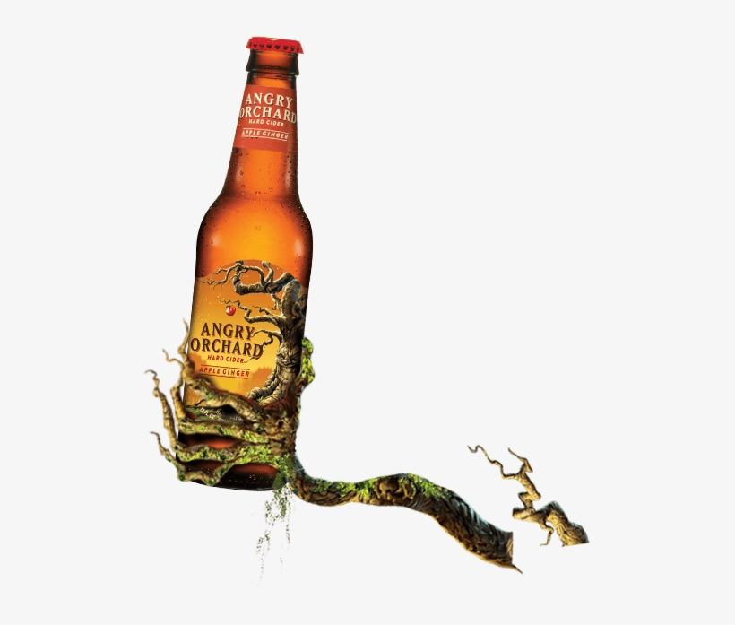 Angry Orchard Apple Ginger - Hard Core Golden Hard Cider - 12 Fl Oz Bottle, transparent png #5794397