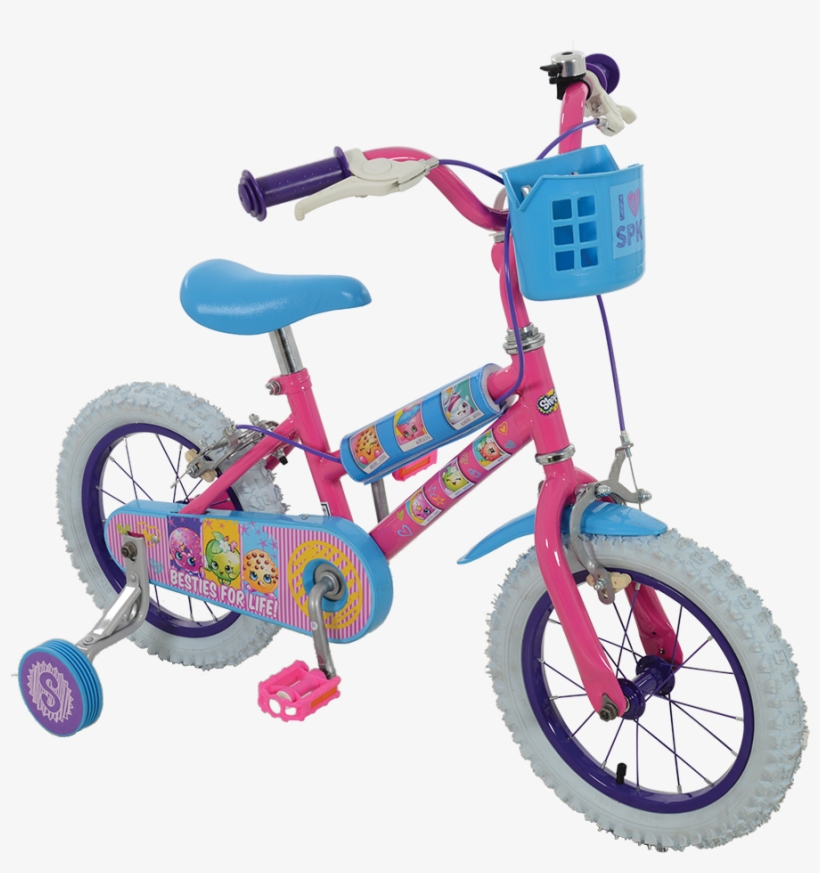 14” Bike With Collectables Domestic - Shopkins Bike Without Stabilisers, transparent png #5794766