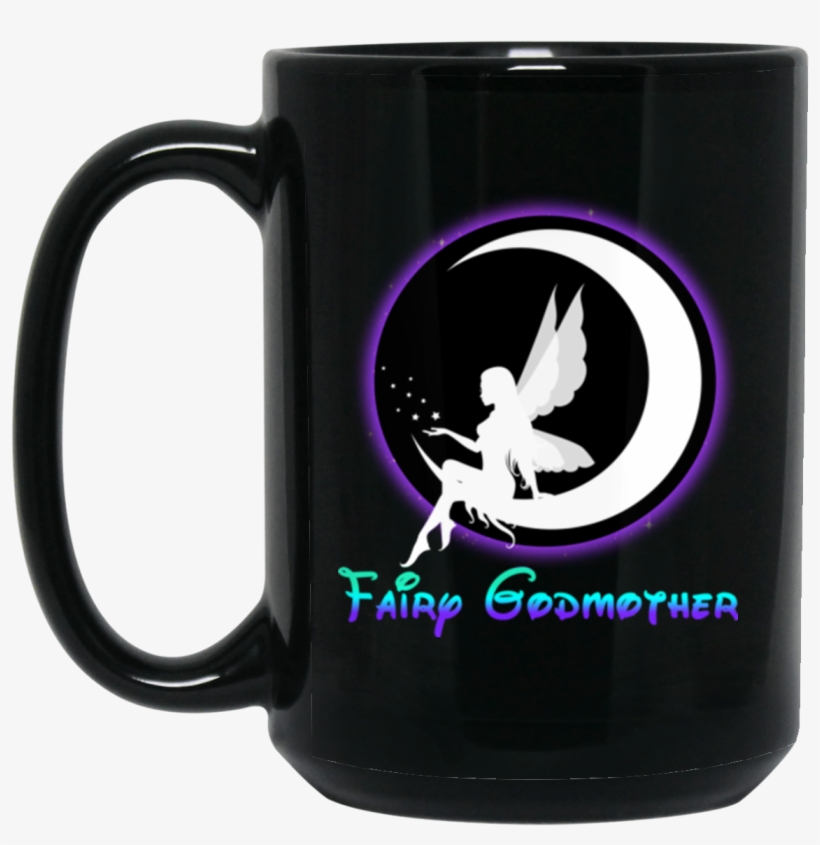 Fairy Godmother 15 Oz - Overly Attached Decals Whimsical Fairy Sitting Upon, transparent png #5795954