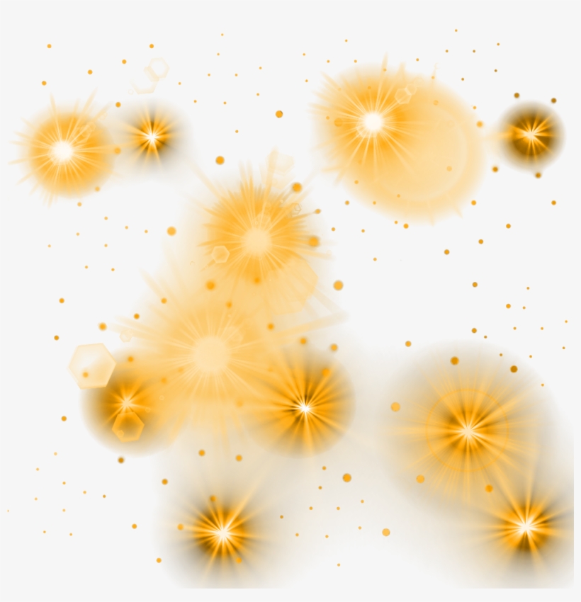 Yellow Glowing Lights Png, transparent png #5796167