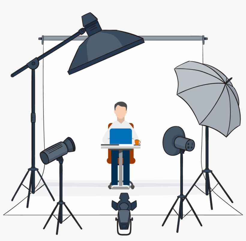 Man At Desk Video Marketing Services - Фотостудия Пнг, transparent png #5796745