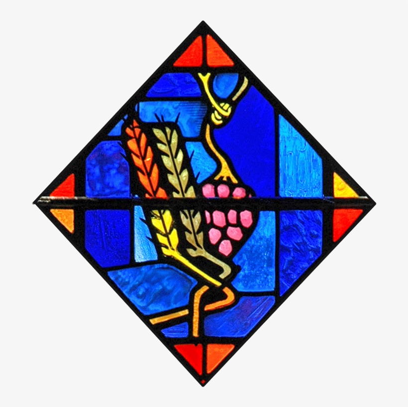 The Third Of The Three Sacraments Of Initiation, The - Stained Glass Catholic Sacraments, transparent png #5796810