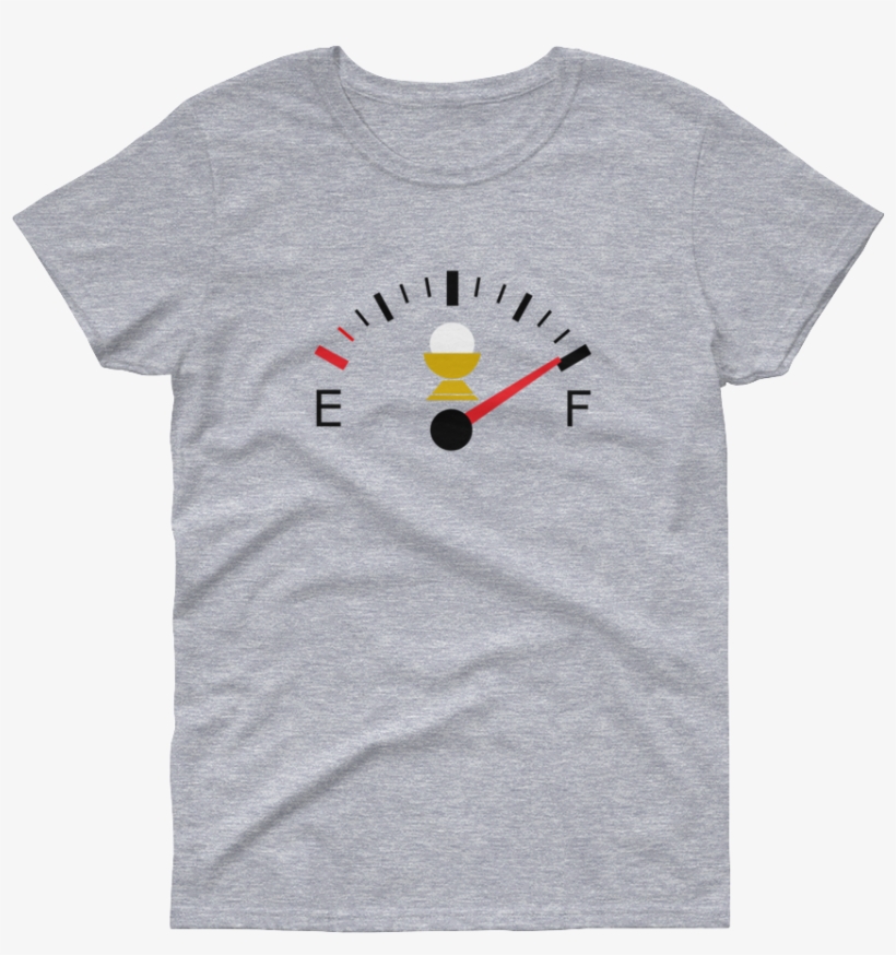 Jmjcat3 Eucharistic Fuel Ladies Tee Shirt - Heavenlycreatedco Breast Cancer Shirt,fight Together,breast, transparent png #5796912