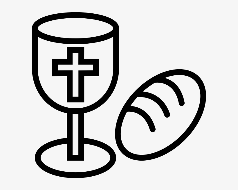 Eucharist Rubber Stamp - Bread And Wine Symbol, transparent png #5797488