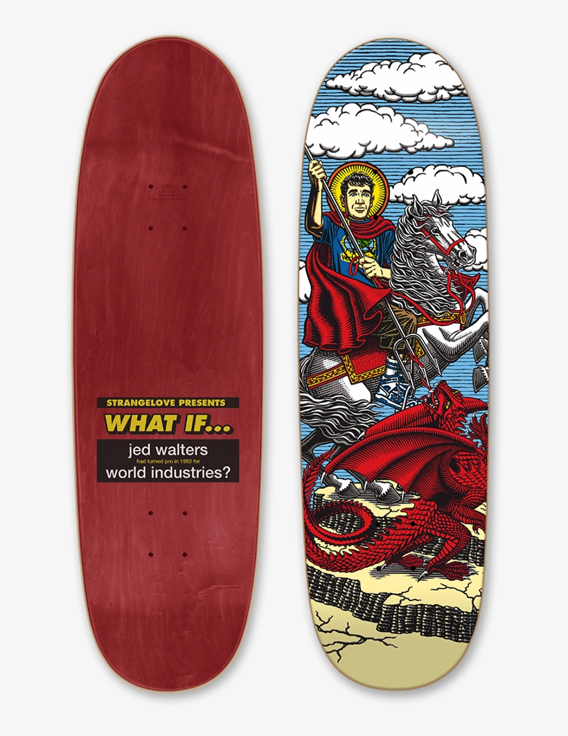 Big Thanks To Nick Halkias And Sean Cliver For The - 90's Skateboards Sean Cliver World Industries, transparent png #5797737