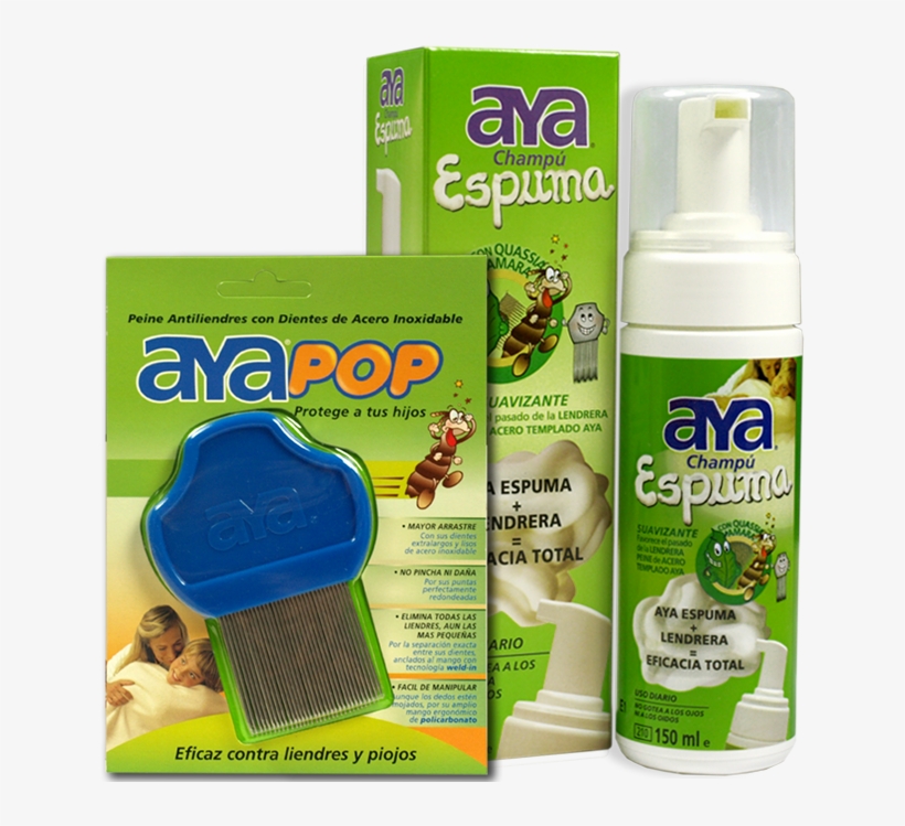 Pack Ahorro Peine Aya Pop Champú Aya - Ynsadiet Aya Flea Shampoo 150 Ml., transparent png #5798204