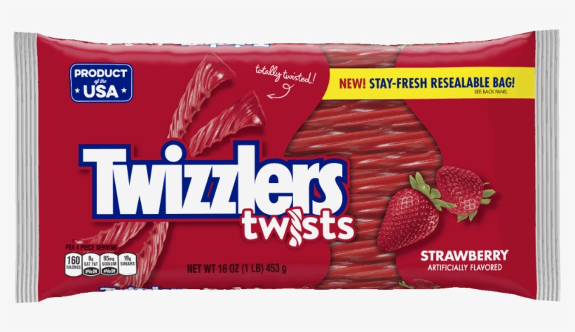 Twizzlers Twists - Twizzlers Strawberry, transparent png #5799427