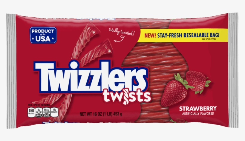 Twizzlers Twists - Twizzlers Strawberry, transparent png #5799427