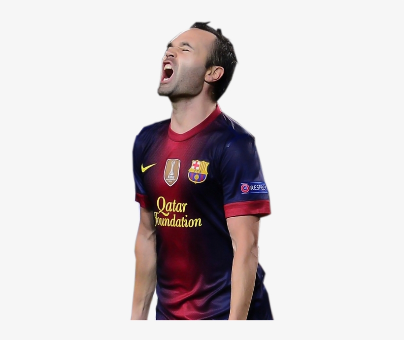 Render Do Iniesta - Fc Barcelona - Free Transparent PNG Download - PNGkey