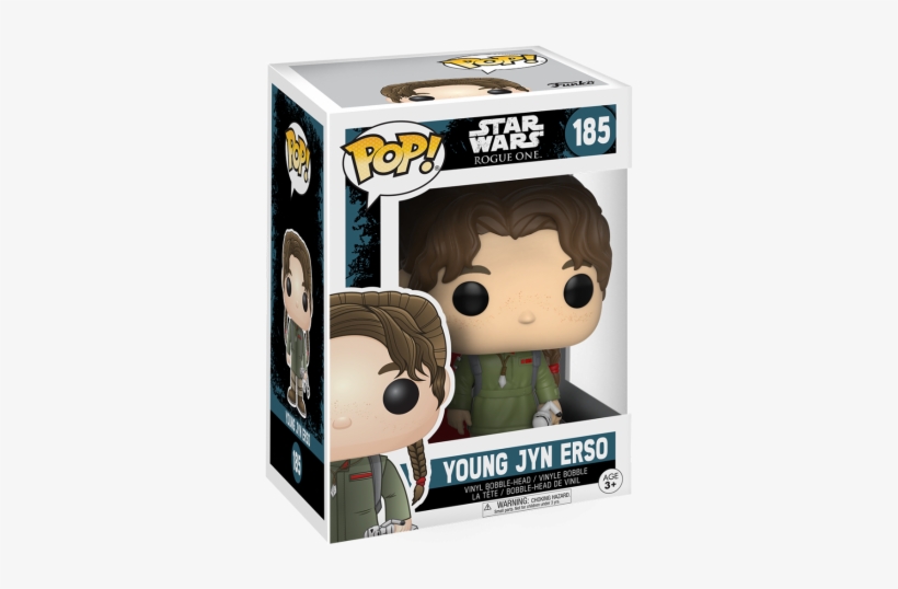Young Jyn Erso Funko Pop Box, transparent png #5799606