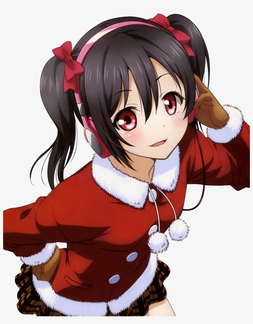 Source - Pema001 - Nico Yazawa Hatsune Miku Christmas, transparent png #5799705