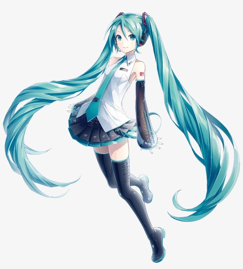 Ixima Vocaloid Hatsune Miku Duplicate Headphones Tattoo - Hatsune Miku V3, transparent png #5799899