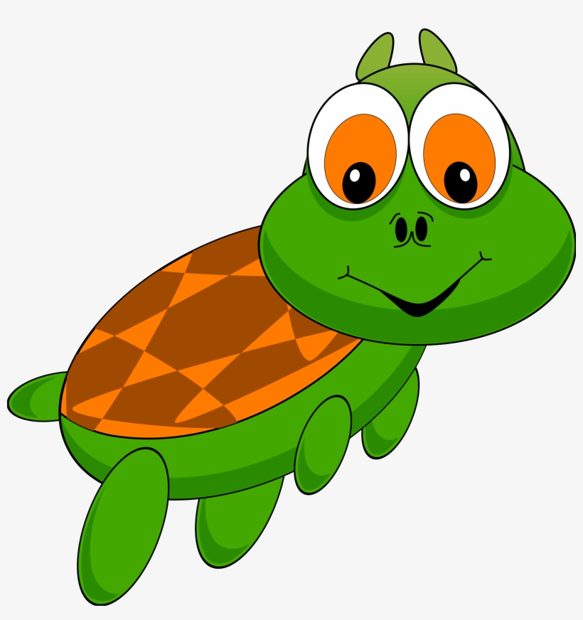 Turtle, Tortoise, Animal, Cartoon, Zoo, Funny, Comic - Clipart Transparent Background Turtle, transparent png #580119